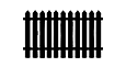 Picket Fencing Black