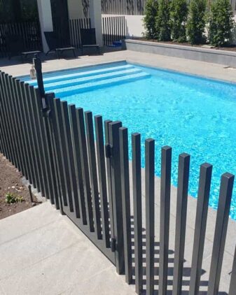 Kontis Toorak Job Custom Powdercoated Steel Pool Fence